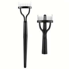 Eyelash Comb Eyebrow Brush Eyelashes Separator Metal Teeth Lash Comb