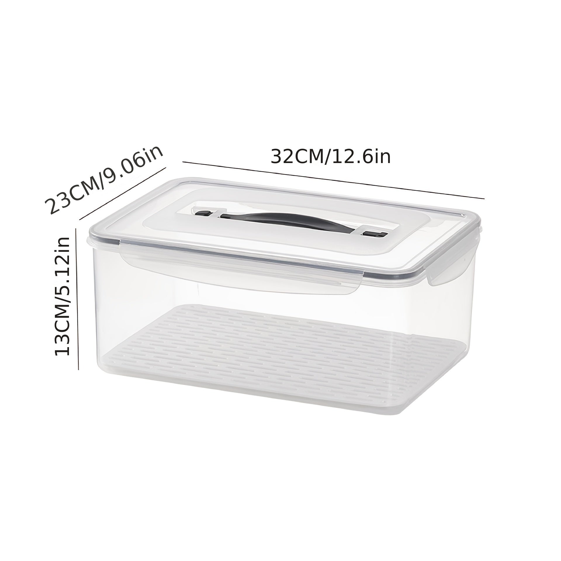 Large Capacity Drain Sealing Box with Lids & Removable Tray