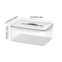 Large Capacity Drain Sealing Box with Lids & Removable Tray
