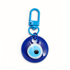 Plastic Devil's Eye Alloy Keychain Macaroon Keychain For Bag Jewelry