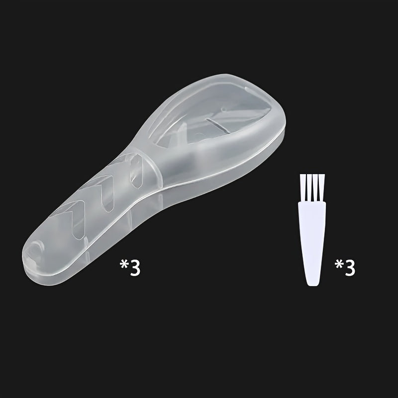 Portable Travel Razor Protector with Hard Case & Cleaning Brush