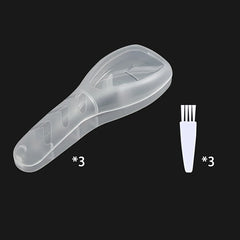 Portable Travel Razor Protector with Hard Case & Cleaning Brush