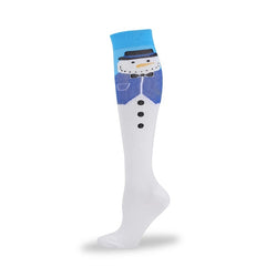 Christmas Pattern Stocking for Running and Yoga Leg Support Socks