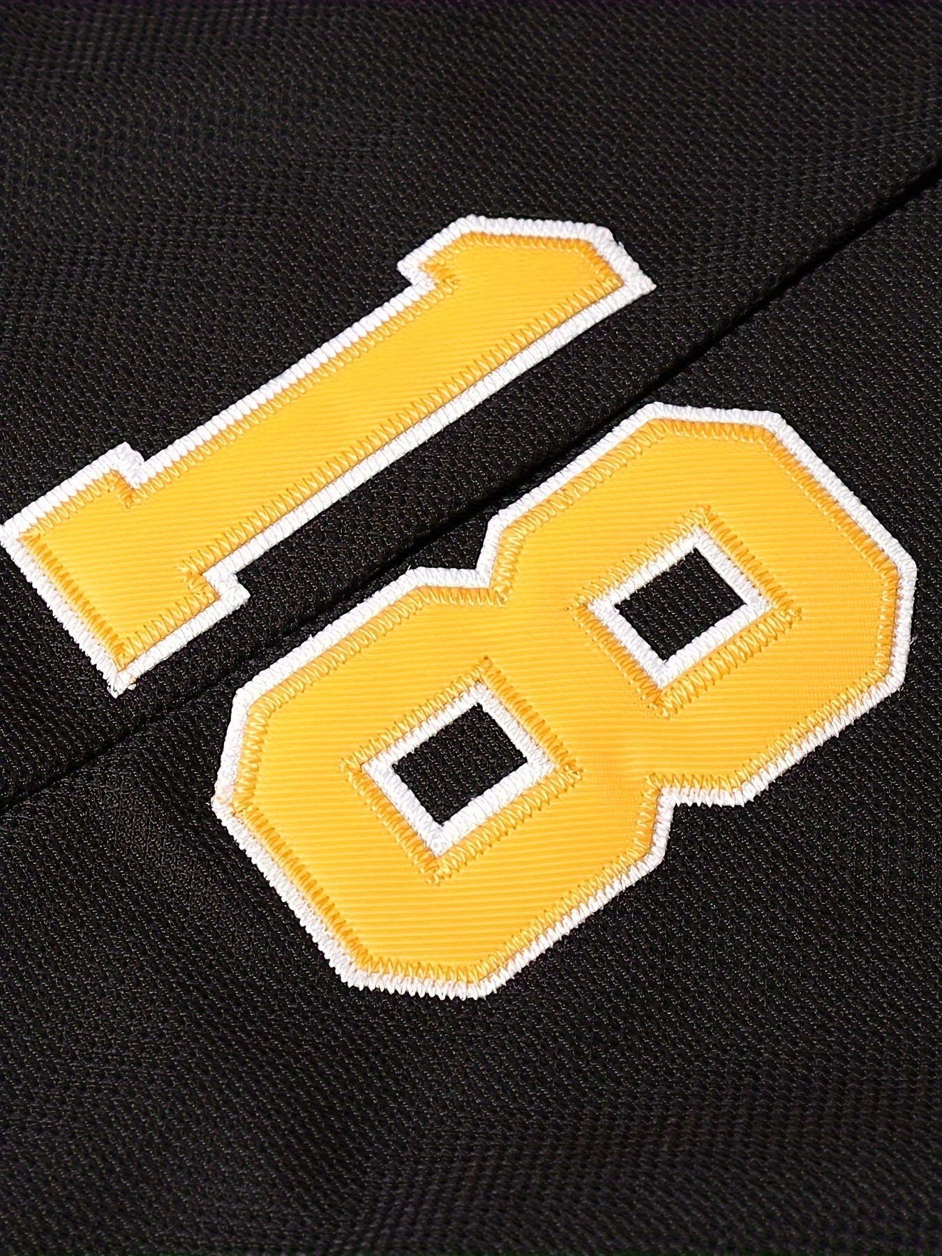 Men's V neck Hockey Jersey BOSTON 18 Retro Classic Stitched Sweatshirt