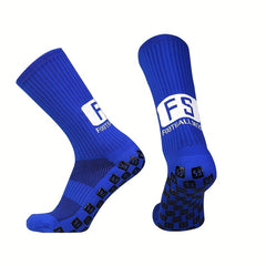 Non Slip Football Socks - Breathable Sports Socks - One Size Fits All