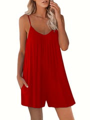 Casual Cami Romper Loose Jumpsuit for Women