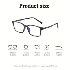 Men's Anti Ray Full Frame Reading Glasses Diopter 1.0-4.0