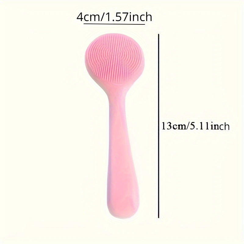2pcs Skin Massage Brush Facial Exfoliating Tool For Deep Cleaning