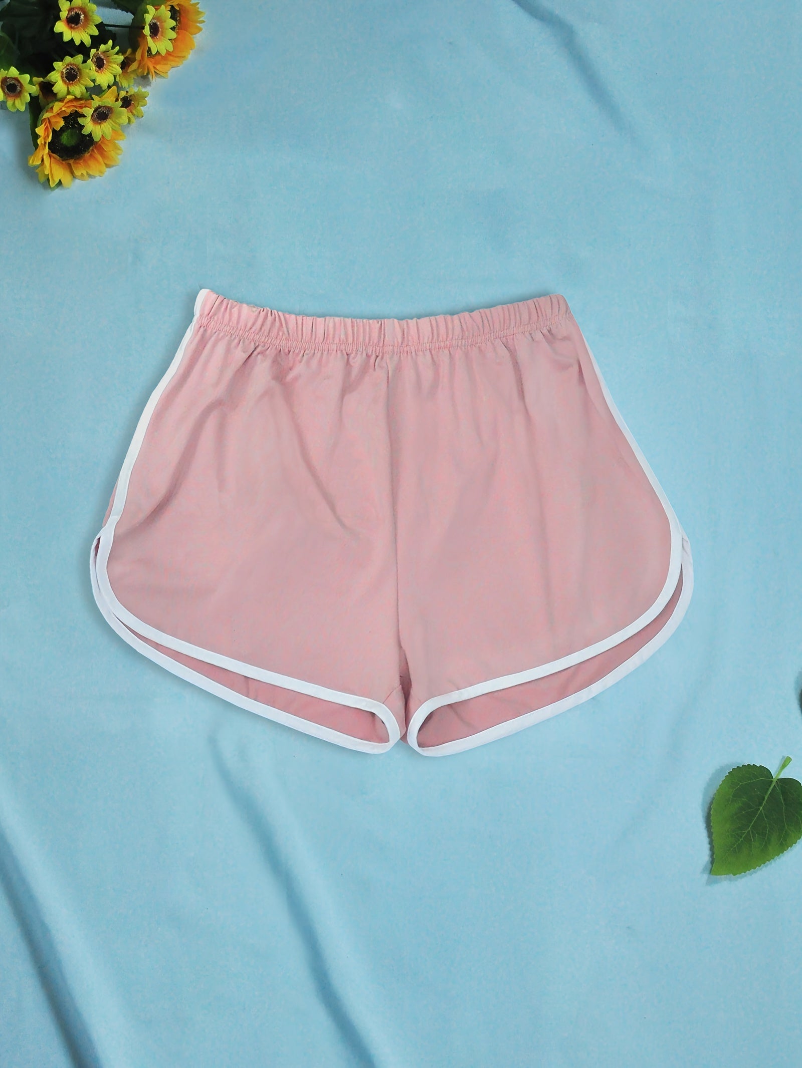 Sporty Shorts with Contrast Trim