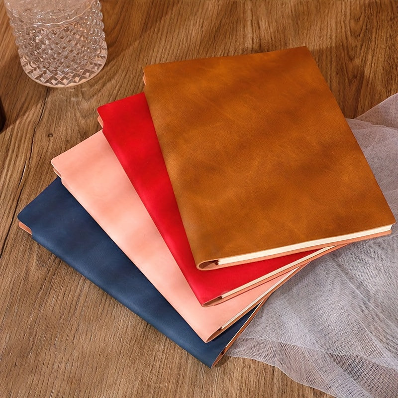 A5 Soft Leather Meeting Notebook