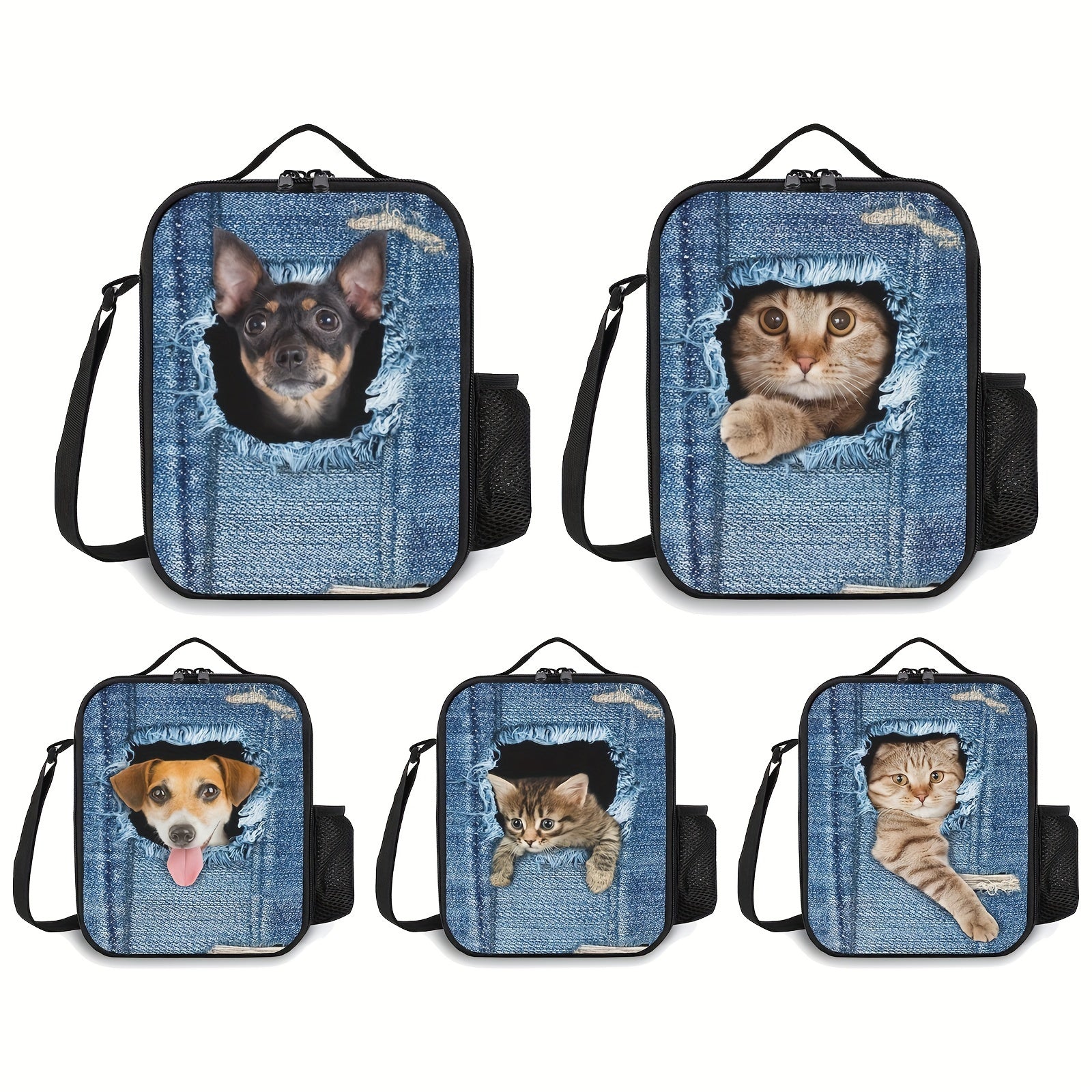 3D Animal Insulated Lunch Box for Girls Waterproof Reusable