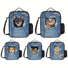 3D Animal Insulated Lunch Box for Girls Waterproof Reusable
