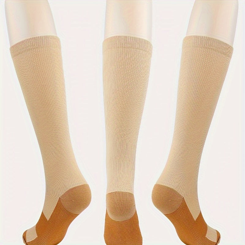 Compression Socks Outdoor Sports Fitness Running Yoga Mid calf Socks