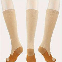 Compression Socks Outdoor Sports Fitness Running Yoga Mid calf Socks