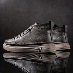 Men's Lace up Sneakers Breathable Walking Shoes