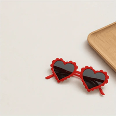 Heart Shaped Frame Sunglasses UV Protection Kids Accessories