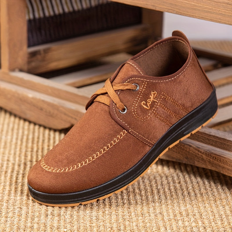 Men's Lace Up Derby Shoes Casual Walking Shoes