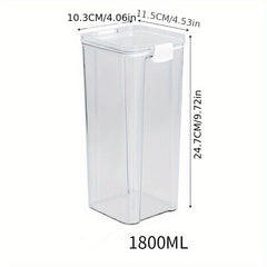 Clear Airtight Food Storage Containers Moisture-proof Sealed Fresh Box