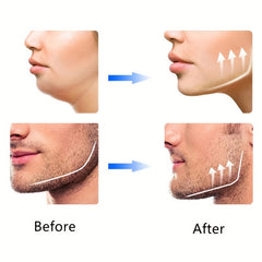 2pcs Silicone Jawline Trainer for Jaw and Neck Exercise