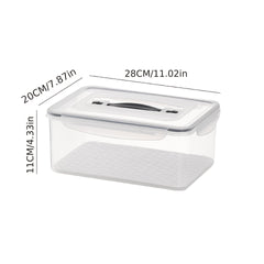Large Capacity Drain Sealing Box with Lids & Removable Tray