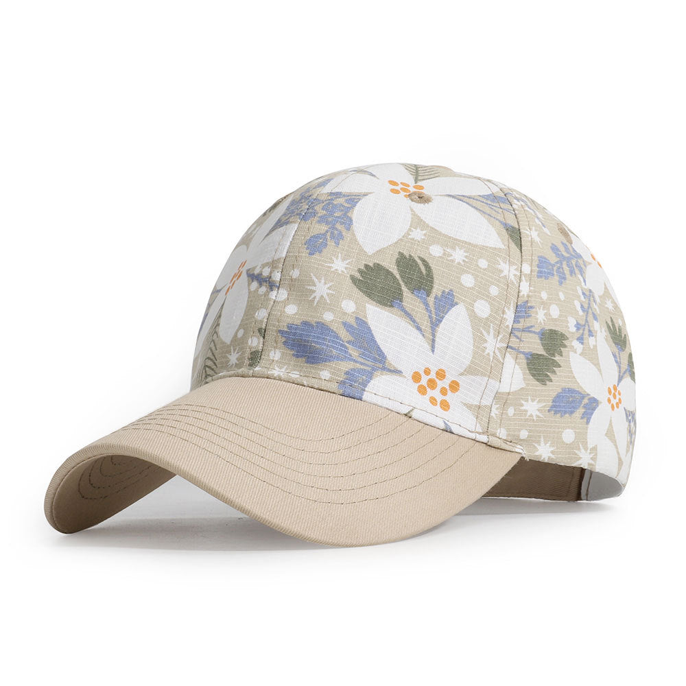Flower Print Casual Baseball Lightweight Breathable Dad Hat