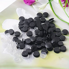 100 Pcs Plastic Shoe Button Buckle