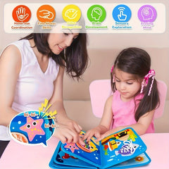 Busy Book for Toddlers 1-3 Year Olds Sensory Toys Quiet Activity Book Learning F