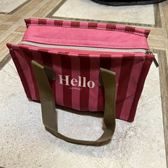 Portable Canvas Lunch Box Bag For Outdoor and School Office