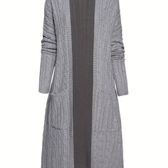 Cozy Long Sleeve Lounge Robe with Pockets Women's Loungewear