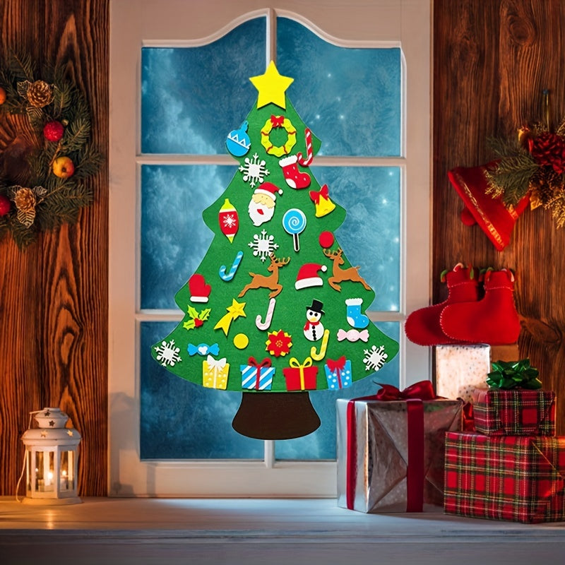 Felt Christmas Tree DIY Material Package for Kids