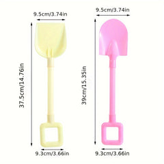 2pcs Plastic Beach Shovel & Snow Tool Set