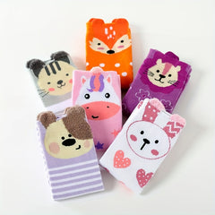 Teen's Animal Pattern Striped Knee High Socks - Comfy Long Stockings