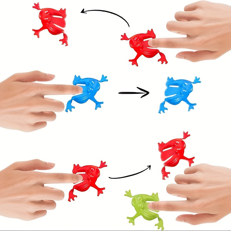 20pcs Mini Jumping Frogs Educational Fidget Toys - Party Favors Count
