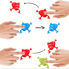 20pcs Mini Jumping Frogs Educational Fidget Toys - Party Favors Count