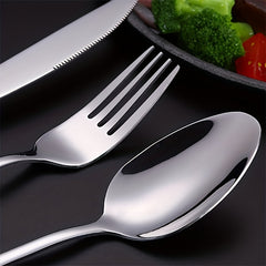 12 Piece Dinner Forks Silverware Set Stainless Steel Dishwasher Safe