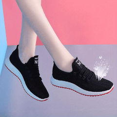 Women's Knitted Sports Shoes Breathable Lightweight Outdoor Running Shoes