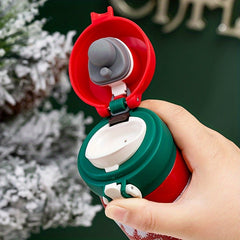 Christmas Printed Insulation Water Cup Stainless Steel Bottle 500ml