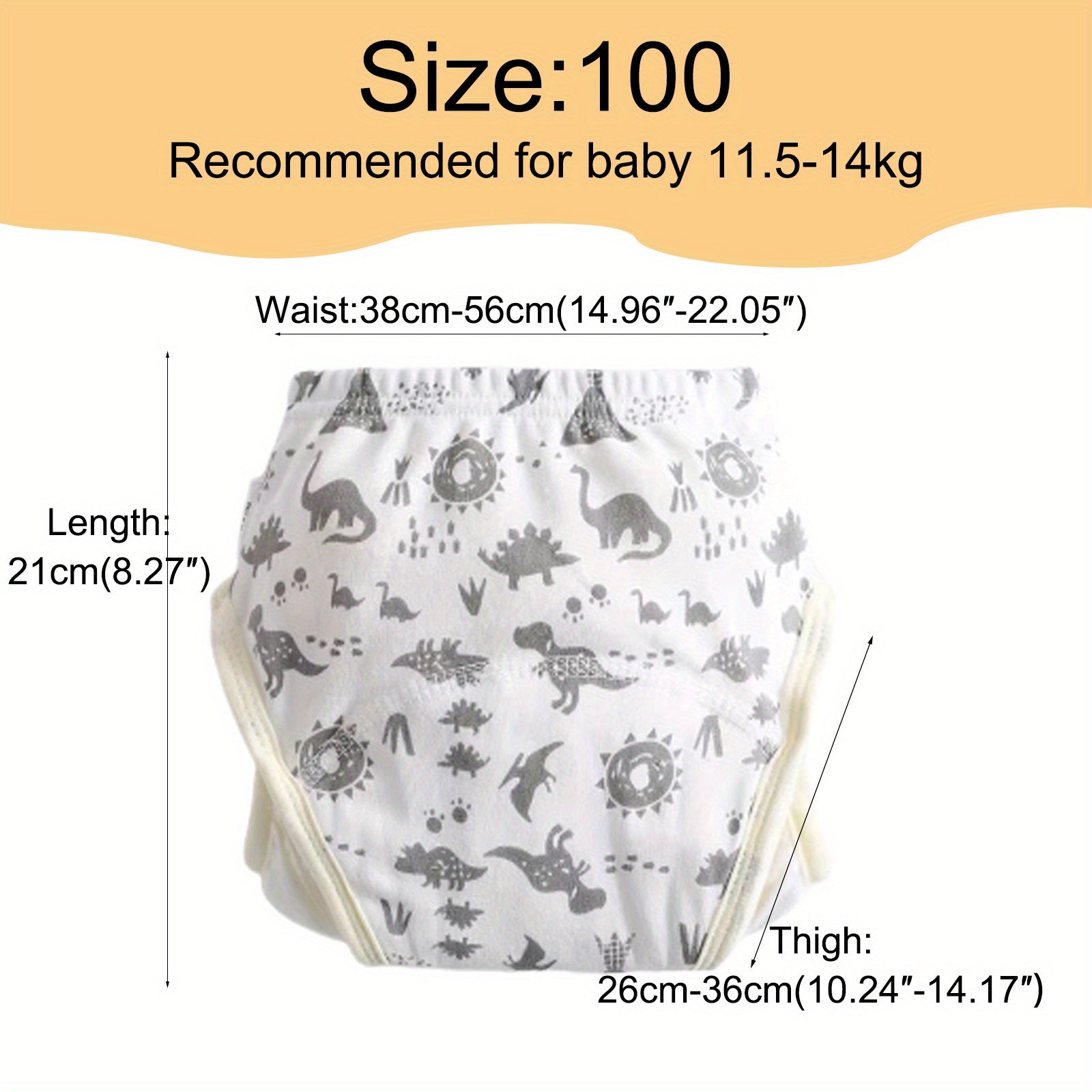 Baby Wing Training Pants For 7-14kg Newborn Baby Waterproof Diaper