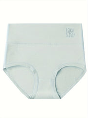 4pcs Solid Comfy Breathable Panties Women's Lingerie