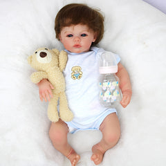 18-Inch Realistic Soft Body Reborn Baby Doll for Kids - Christmas Gift