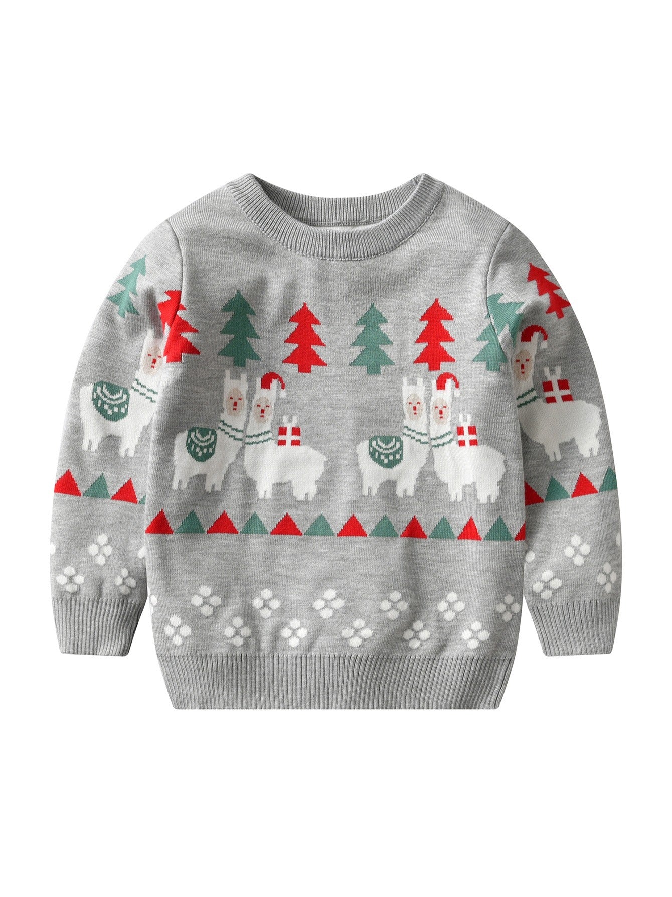 Boys Christmas Alpaca Knit Sweater