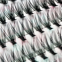 Cluster Eyelashes Natural Soft False Eyelashes Premade Spiky Curling Lashes