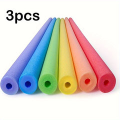3pcs Vibrant Foam Pool Noodles Lightweight Durable PVC Swimming Accessories