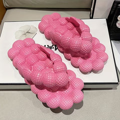 Women's Massage Bubble Flip Flops Non Slip Indoor & Outdoor Slide Shoes