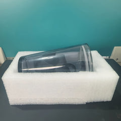 450ml Straw Glass Cup with Lids & Holder - Portable Water Cup