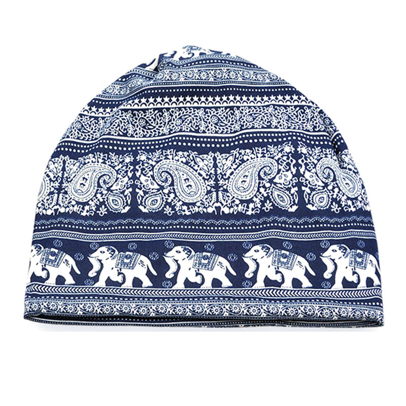 Men's Elastic Wrap Head Soft Woolen Cap