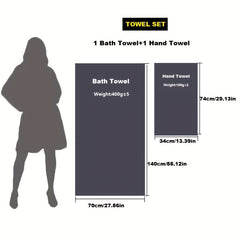Luxurious Towel Set for Home and Hotel, Bath and Hand Towels