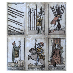 Retro Waite Tarot Deck 78 Cards Study Guide
