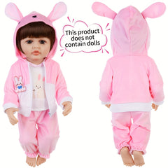 Pink Rabbit Suit Doll Clothes for 22" Doll - Holiday Gift for Kids