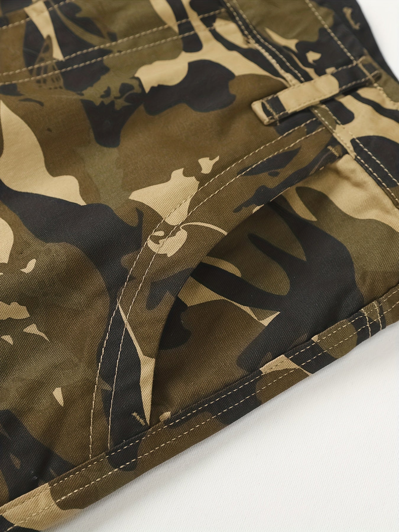 Men's Camo Cargo Shorts Military Casual Shorts
